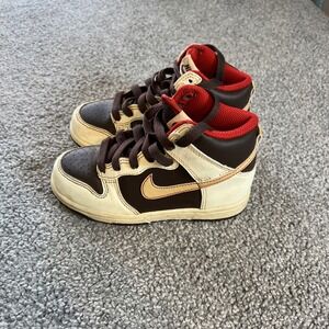 Nike Dunk SE High kids 11c Baroque Brown DB2179-200 sneakers neutral unisex